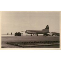FOTO ANNI '60 AEROPLANO IN AEROPORTO - SWISS AIR COMPAGNIA AEREA CIVILE - 23-144