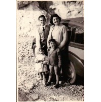 FOTO ANNI '60 - FAMIGLIA FELICE CON AUTOVETTURA AUTOMOBILE - 