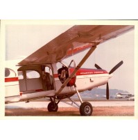 FOTO ANNI ' 70 - AEROPLANO A VILLANOVA D'ALBENGA AEROPORTO -  SVIZZERO  --E