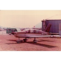 FOTO ANNI '70 - AEROPLANO IN AEROPORTO DI VILLANOVA D'ALBENGA - C15-1054