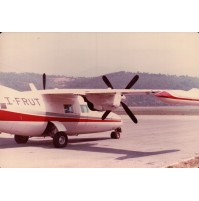 FOTO ANNI '80 - AEREOPLANO I-FRUT - NELL'AEROPORTO DI VILLANOVA D'ALBENGA -