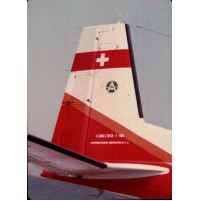 FOTO ANNI 80 - AEROPLANO IN AEROPORTO DI VILLANOVA D'ALBENGA -- C13-1167