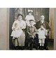 FOTO CARTONATA  ANNI 20/30 - FAMIGLIA ITALIANA NEGLI STATI UNITI - NEW JERSEY