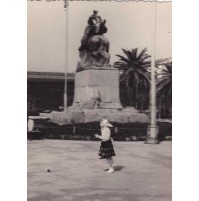 FOTO COPPIA DI BAMBINE A SAVONA 1956 AL PROLUNGAMENTO 19-130