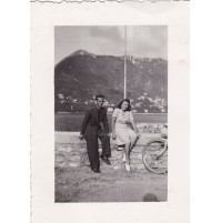 FOTO COPPIA SUL LAGO DI COMO - AGOSTO 1941 -   32-1