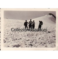 FOTO DEL 1933 - GRUPPO DI ALPINISTI / SCALATORI SULLO STELVIO BOLZANO - C12-172