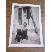 FOTO DI BAMBINE A MUGARONE ALESSANDRIA 1940 C4-555