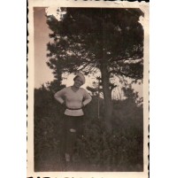 FOTO DI RAGAZZA A SEROLE - ASTI - 1930ca -