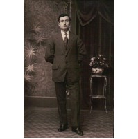 FOTO DI SIGNORE O RAGAZZO CON BEL VESTITO - 1910/20