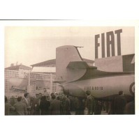 FOTO EXPO AEROPLANI FIAT G.80 AVIAZIONE MILITARE ITALIANA AERONAUTICA 1960ca -