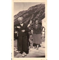 FOTO TURISTE A COGNE VAL D'AOSTA - ANNI '50 C9-173