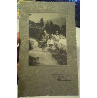 FOTOGRAFIA CARTONATA DEL 1928 COGNE VAL D'AOSTA AOSTA - 32-1