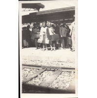 FOTOGRAFIA DEL 1932 - INTERNO STAZIONE DI PADOVA -