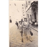 FOTOGRAFIA DI ALBENGA SAVONA VIA ENRICO D'ASTE BAR PASTORINO 1954 3-275