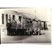 FOTOGRAFIA POLVERIERA CAMPOCHIESA MILITARI ARMATI FORSE PARTIGIANI 1945 ALBENGA