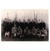 FOTOGRAFIA RIPRODUZIONE ANNI '80 SQUADRA DI  CALCIO DEL 1920 CIRCA C4-1373