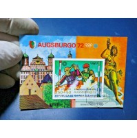 FRANCOBOLLO GUINEA - AUGSBURGO 72 - GIOCHI OLIMPICI OLIMPIADI OLIMPIC 