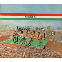 FRANCOBOLLO TEMATICA SPORT - CALCIO --- MEXICO '86 --- FOOTBALL ---
