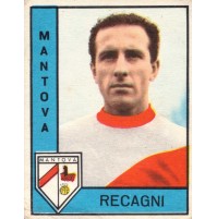 Figurina CALCIATORI PANINI 1962/63 MANTOVA / RECAGNI - NUOVA -