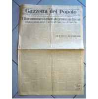 GAZZETTA DEL POPOLO GIUGNO 1932 CAMICIE ROSSE CAMICIE NERE MUSSOLINI  LB-52
