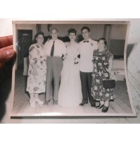 GROSSA FOTO ANNI 40/50 - FAMIGLIA ITALO - AMERICANA - 