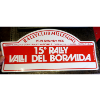 GROSSO ADESIVO - 15° RALLY VALLI DEL BORMIDA - 1995 - MILLESIMO