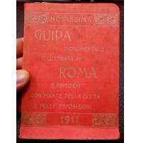 GUIDA MONUMENTALE ILLUSTRATA DI ROMA E DINTORNI - 1911 PIANTA CITTA' ESPOSIZIONI