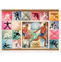 GUINEA MUNICH 72 - MONACO GIOCHI OLIMPICI - FRANCOBOLLO STAMPS -