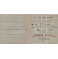HOTEL BALESTRI - PIAZZA MENTANA FIRENZE - LEATHER SCHOOL FLORENCE C9-197