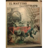 IL MATTINO ILLUSTRATO 19 AGO '35 N°33 STAZIONE CENTRALE DI MILANO 