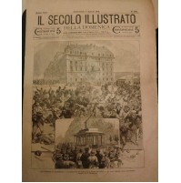 IL SECOLO ILLUSTRATO 1901 GLI SCIOPERI DI MARSIGLIA PIAZZA DEI DOCKS 