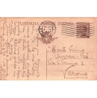 INTERO POSTALE DA 30 CENT. DA PER VERONA - 1928 -  C10-704