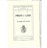 IST. VITTORINO DA FELTRE IN GENOVA PREMI E LODI AGLI ALUNNI ANNO 1911 10BIS-50