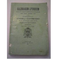 KALENDARIUM LITURGICUM 1917 - ANGELI CAMBIASO VESCOVO DI ALBENGA - PICCARDO L-5