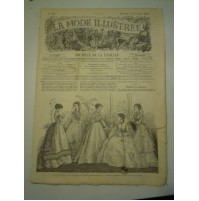 LA MODE ILLUSTREE - DIMANCHE 1868 - JOURNAL DE LA FAMILLE - VERY RARE - 