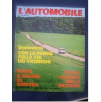 L'AUTOMOBILE MARZO 1981 - SULLA PANDA FIAT IN DANIMARCA - 