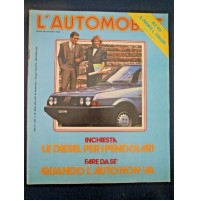 L'AUTOMOBILE NOVEMBRE 1982 - - RIVISTA D'EPOCA - FIAT RITMO