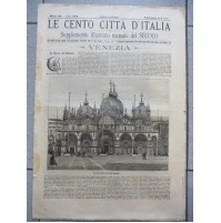 LE CENTO CITTA' D'ITALIA - 1887 - VENEZIA - SUPPLEMENTO ILLUSTRATO DEL SECOLO