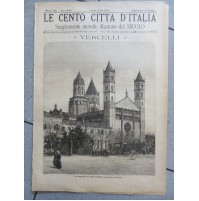 LE CENTO CITTA' D'ITALIA - 1889 - VERCELLI - SUPPLEMENTO ILLUSTRATO DEL SECOLO