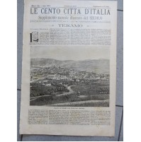 LE CENTO CITTA' D'ITALIA - 1890 - TERAMO - SUPPLEMENTO ILLUSTRATO DEL SECOLO