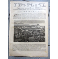 LE CENTO CITTA' D'ITALIA - 1891 - BENEVENTO - SUPPLEMENTO ILLUSTRATO DEL SECOLO