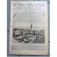 LE CENTO CITTA' D'ITALIA Supplemento al Secolo - 1892 - LECCE