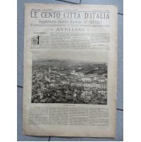 LE CENTO CITTA' D'ITALIA Supplemento al Secolo - 1893 - AVELLINO
