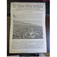 LE CENTO CITTA' D'ITALIA Supplemento al Secolo - 1893 - VITTORIO -