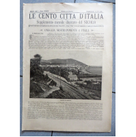 LE CENTO CITTA' D'ITALIA Suppl.to al Secolo - 1900 ONEGLIA SESTRI PONENTE PEGLI