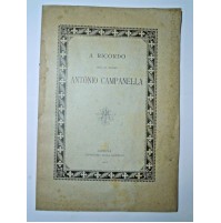 LIBRETTO A RICORDO DELL'AB. PRIORE ANTONIO CAMPANELLA - GENOVA 1910 N.S. CARMINE