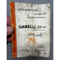 LIBRETTO DI ISTRUZIONE - CICLOMOTORE GARELLI 50 cc - SETT 1967