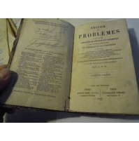 LIBRO - LIVRE - RECUEIL DE PROBLEMES 1875 -  (L-10)