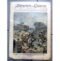 La Domenica del Corriere 1918 WW1 - CARRI ARMATI VILLERS-BRETONNEUX - FRANCIA