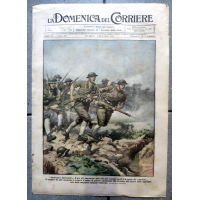 La Domenica del Corriere 1918 WW1 - LUSITANIA ! SAVOIA ! OSPEDALI AMERICANI